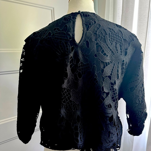 Anthropologie eri + Ali lace cutout top - Picture 2 of 4